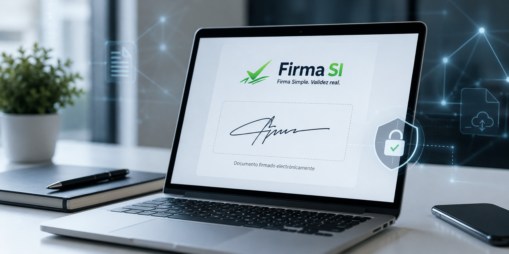 Portada de FirmaSI sobre firma electrónica
